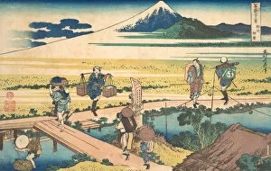 Yoke Gallery: Nakahara in Sagami Province (Soshu Nakahara), from the series Thirty-six Views of M