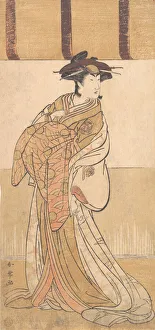 Nakamura Riko in the Role of Oiso no Tora, 2nd month, 1782. Creator: Katsukawa Shunjo