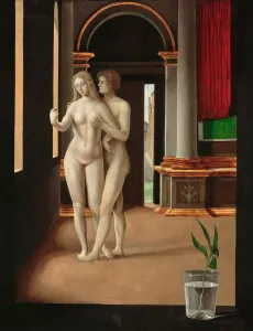 Rendezvous Collection: Naked Lovers Couple, Late 15th century. Artist: Jacopo de Barbari (c. 1460 / 70-before 1516)