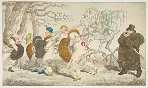 A Naked Truth, or Nipping Frost, February 2, 1803. Creator: Unknown