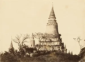 Nam-Vian - Tombeaux, 1866. Creator: Emile Gsell