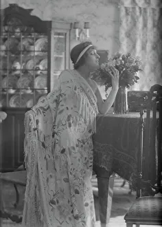 Musical Prints: Namara-Toye, Mme. portrait photograph, 1912. Creator: Arnold Genthe
