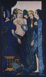 Semi Naked Prints: We Named Lucrezia Crivelli and Titians Lady, c1910. Artist: Harry Clarke
