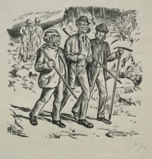 The Three Names, 1869. Creator: Charles Samuel Keene (British, 1823-1891)