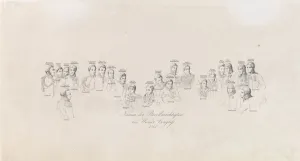 Godefroy Prints: Names of plenipotentiaries of the Congress of Vienna, 1815, 1819