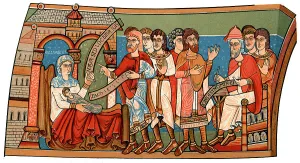 Naming of St John the Baptist, 12th century, (1892)