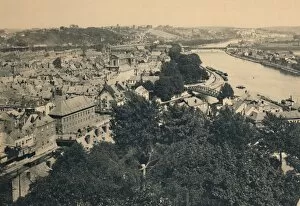 Arial View Collection: Namur. Vue de la Ville et Confluent de Sambre et Meuse, c1900