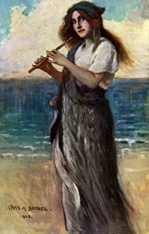 Charles A Collection: Nancy Price (1880-1970), English actress, as Pallas Athene in Ulysses, 1902.Artist: Charles A Buchel