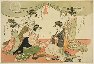 Naniwaya Okita and Takashima Ohisa playing a game of ken, c. 1793/94 Naniwaya Okita and Takashima Ohisa playing a game of ken, c. 1793/94