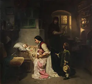 Verona Prints: The Nanny, Second Half of the 19th cen.. Creator: Piloty, Carl Theodor von (1826-1886)