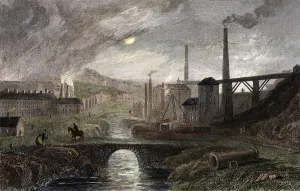 Iron Prints: Nant-y-Glow Iron Works, Monmouthshire, Wales, c1780, (c1830)