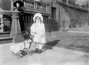 Push Chair Prints: Naon Children, 1912. Creator: Harris & Ewing. Naon Children, 1912. Creator: Harris & Ewing