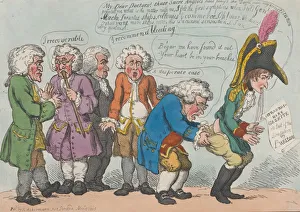 Nap Buonaparte in a Fever on Receiving the Extraordinary Gazette of Nelson s