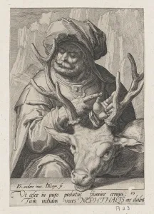 Gheyn Jacques De Ii Prints: Naphthali, from The Twelve Sons of Jacob. Creator: Jacques de Gheyn II