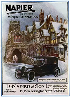Images Dated 12th May 2007: Napier, six cylinder motor carriages, 1917