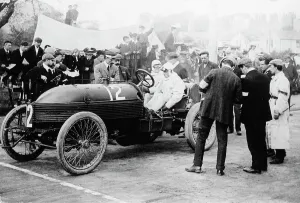 Start Prints: Napier L48 racing car, (c1905?)