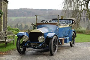 Napier Open Tourer 1913 Prints: Napier open tourer 1913. Artist: Simon Clay