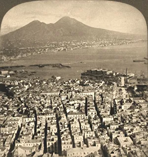 Volcano Prints: Naples, The Bay and Vesuvius, Italy, 1897. Creator: Works and Sun Sculpture Studios