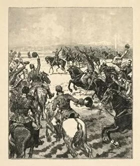 Daniel Urrabieta Vierge Collection: Napoleanic Battle Scene. Creator: Daniel Urrabieta Vierge (Spanish, 1851-1904)