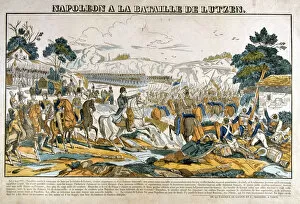Napoleon at the Battle of Lutzen, 2 May, 1813