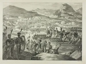 Bonaparte Napoleon Prints: Napoleon in Battle, from The Political and Military Life of Napoleon