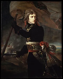 Napoleon Bonaparte on the Bridge at Arcole, 1797. Artist: Antoine-Jean Gros Napoleon Bonaparte on the Bridge at Arcole, 1797. Artist: Antoine-Jean Gros