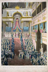 Pomp Prints: Napoleon Bonaparte is crowned Emperor Napoleon I, 2nd December, 1804, 19th century
