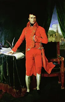 Paperwork Prints: Napoleon Bonaparte First Consul, 1803-1804. Artist: Jean-Auguste-Dominique Ingres