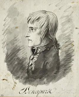Gros Prints: Napoleon Bonaparte, General en chef der Armee d Italie, ca 1797
