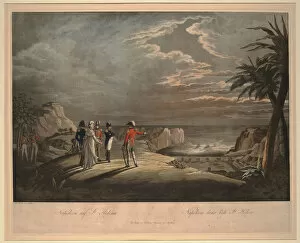 Rugendas Collection: Napoleon Bonaparte on the island of Saint Helena. Artist: Rugendas, Johann Lorenz