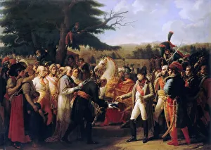 Napoleon Bonaparte Receiving the Keys of Vienna at the Schonbrunn Palace, 13th November 1805. Artist: Girodet de Roucy Trioson, Anne Louis (1767-1824)
