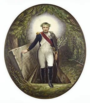 Napoleon Coming out of his Tomb, 1869. Creator: Anonymous, 19th century Napoleon Coming out of his Tomb, 1869. Creator: Anonymous, 19th century