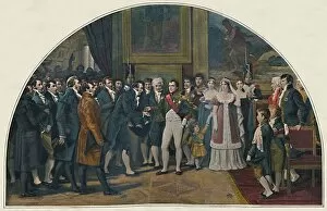 Adolphe Collection: Napoleon Decorating the Artists, c1808, (1896)