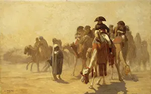 Academic Prints: Napoleon in Egypt, 1863. Creator: Jean-Leon Gerome