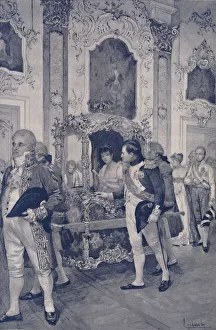 Napoleon and the Empress of Austria at Dresden, 1812, (1896)