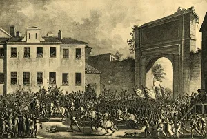 Invader Prints: Napoleon enters Milan, 14 May 1796, (1921). Creator: Unknown