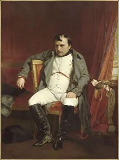 Mus And Xe9 Prints: Napoleon at Fontainebleau, March 31, 1814, 1840. Creator: Delaroche