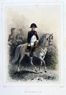 Auguste Raffet Collection: Napoleon I, 1859. Artist: Auguste Raffet
