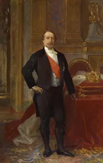 Cabanel Alexandre Prints: Napoleon III, c1865. Creator: Alexandre Cabanel