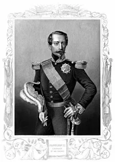 Beauharnais Collection: Napoleon III, Emperor of France, mid 1850s