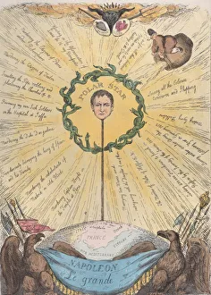 Laurent Prints: Napoleon Le Grande, December 2, 1813. December 2, 1813. Creator: Thomas Rowlandson