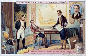 Napoleon Negotiating a loan with Gabriel Julien Ouvrard, 1815, 19th century