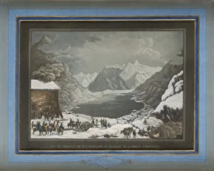 Napoleon passing the Great St Bernard Pass