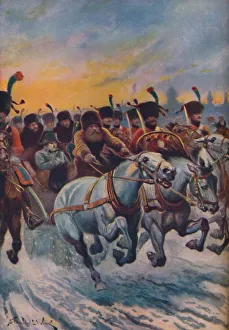 Harold Wheeler Prints: Napoleon at the Retreat from Moscow, c1925. Artist: Stanley Llewellyn Wood