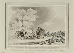 Troop Gallery: Napoleon retreats from Moscow. Cossacks attacking French soldiers