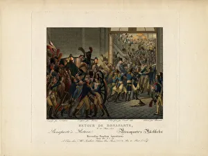 Napoleon Returning from the Island of Elba, 1815. Artist: Heim, Francois-Joseph