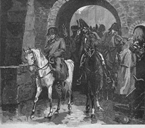 Wollen Prints: Napoleon Rode Away With A Small Suite Through St