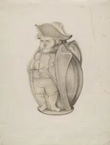 Bonaparte Napoleon L Emperor Of France Gallery: Napoleon Toby Mug, c. 1939. Creator: Grace Halpin