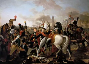 Battle Field Prints: Napoleon wounded before Ratisbon, April 23, 1809. Artist: Gautherot, Claude (1769-1825)