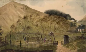 Napoleons Burial Place on St. Helena, 1833. Artist: Anonymous Napoleons Burial Place on St. Helena, 1833. Artist: Anonymous